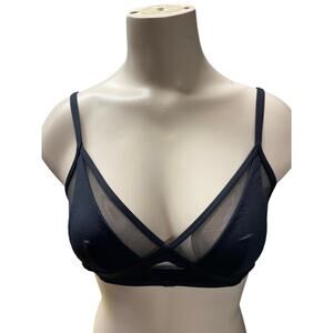 NWOT Bras N Things Women's Size 10 Black No Padding or Underwire Bra